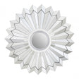 Raita Wall Mirror, Wood, Mirrored Glass, Silver