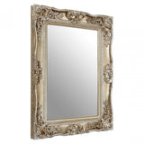 Ornate Decorative Edge Wall Mirror, Mirrored Glass, Gold