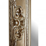 Ornate Decorative Edge Wall Mirror, Mirrored Glass, Gold