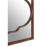 Zodiac Arabesque Wall Mirror, Mirrored Glass, Gold