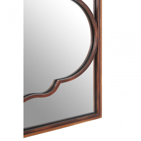 Zodiac Arabesque Wall Mirror, Mirrored Glass, Gold