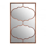 Zodiac Arabesque Wall Mirror, Mirrored Glass, Gold