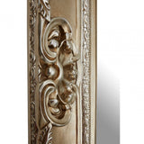 Ornate Metallic Foliage Wall Mirror, Mirrored Glass, Gold
