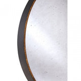Colton Rustic Circle Hanging Wall Mirror