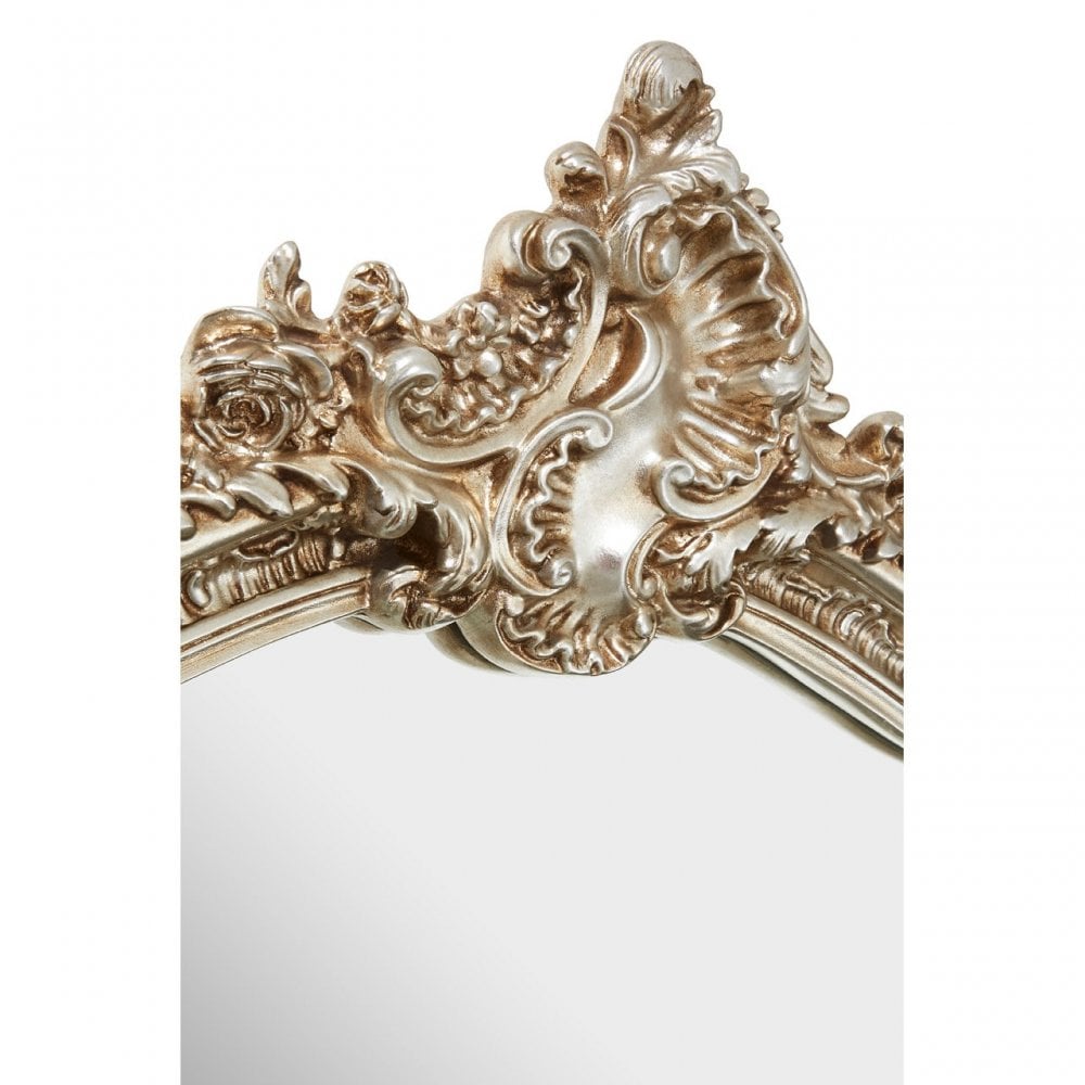 Ornate Wall Mirror, Mirrored Glass, Gold