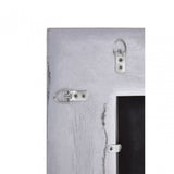 LaMon LaMon Marseille Champagne Wall Mirror, Fibreglass, Mirrored Glass, Silver