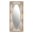 LaMon LaMon Marseille Champagne Oval Border Wall Mirror, Fibreglass, Mirrored Glass, Silver