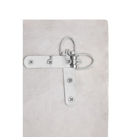 LaMon LaMon Marseille Champagne Oval Border Wall Mirror, Fibreglass, Mirrored Glass, Silver