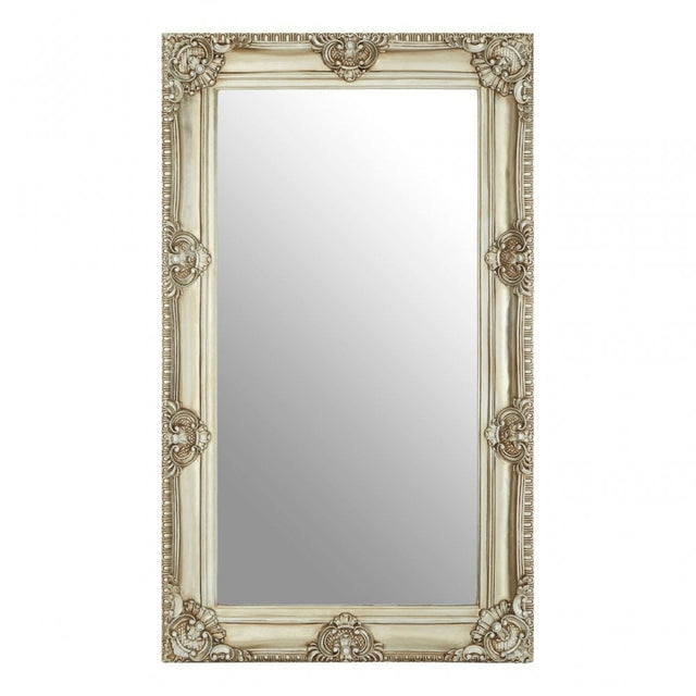 LaMon LaMon Marseille Champagne Bead / Reel Wall Mirror, Fibreglass, Mirrored Glass, Silver