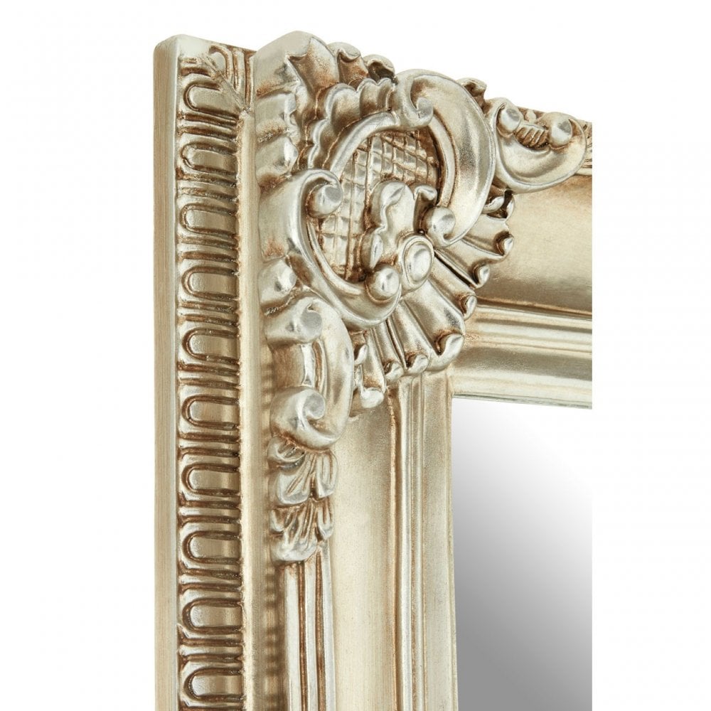 LaMon LaMon Marseille Champagne Bead / Reel Wall Mirror, Fibreglass, Mirrored Glass, Silver
