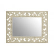 Hilda Cream Wall Mirror, Mirrored Glass, Cream