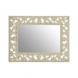 Hilda Cream Wall Mirror, Mirrored Glass, Cream