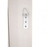 Bourbin Antique White Wall Mirror, Mirrored Glass, Resin, Brown