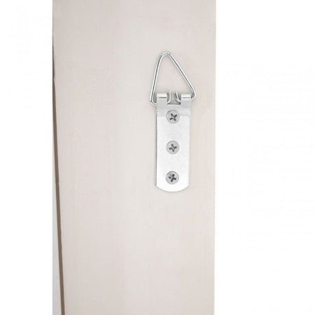 Bourbin Antique White Wall Mirror, Mirrored Glass, Resin, Brown