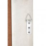 Antique Silver Rectangular Wall Mirror, Wood, Mirrored Glass, Silver