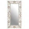 Rectangular Wall Mirror with Silver Finish, Mirrored Glass, Silver