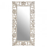 Rectangular Wall Mirror with Silver Finish, Mirrored Glass, Silver