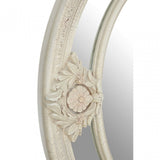 White Finish Wall Mirror, Wood, White