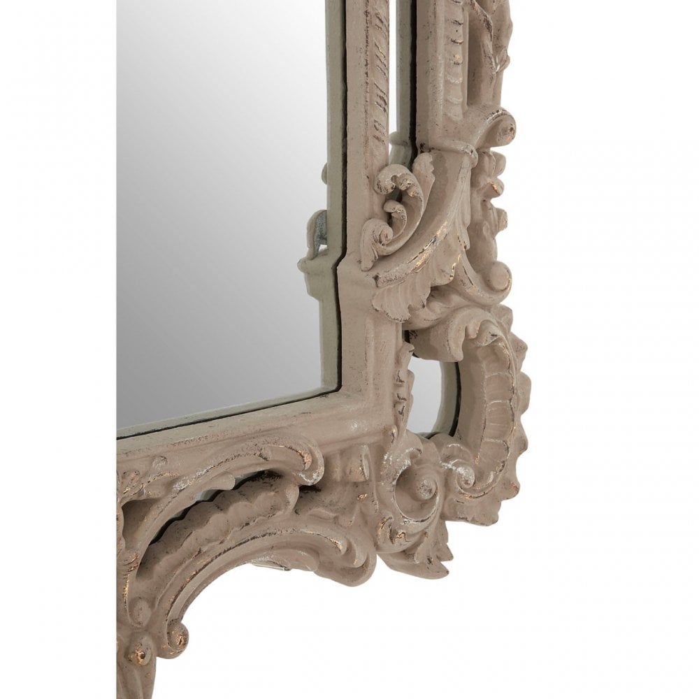 Vasari Wall Mirror, Mirrored Glass, Grey
