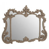 Haniel Wall Mirror, Mirrored Glass, Grey