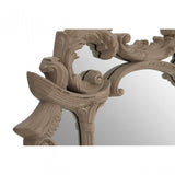 Haniel Wall Mirror, Mirrored Glass, Grey