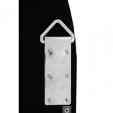 Flat Wood White Finish Mirror, Mirrored Glass, Wood, White