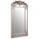 Bevelled Mirror with Champagne Finish, Wood, Mirrored Glass, Silver