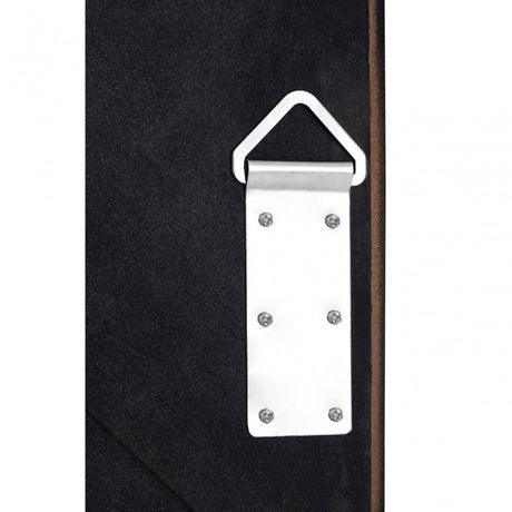 Bevelled Mirror with Champagne Finish, Wood, Mirrored Glass, Silver