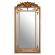 Bevelled Mirror with Gold Finish, Wood, Mirrored Glass, Gold