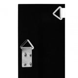 Antique White Flat Wood Wall Mirror, Mirrored Glass, Wood, White