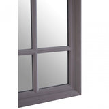 Hawthorne Rectangular Grey Wall Mirror, Mirrored Glass, Wood, Grey