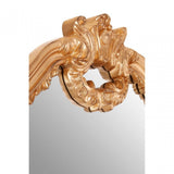 Grace Gold Wall Mirror, Mirrored Glass, Gold