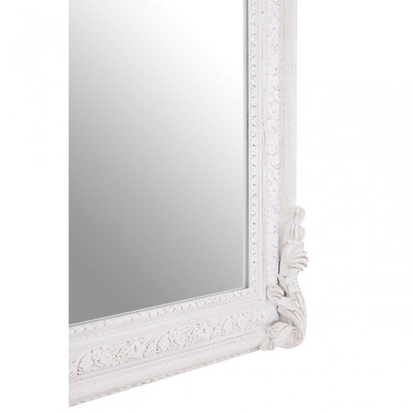 Gloria Stone Grey Wall Mirror, Mirrored Glass, Wood, Grey