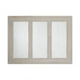 Gail Ash / Gold Frame Wall Mirror, Mirrored Glass, Wood, Silver