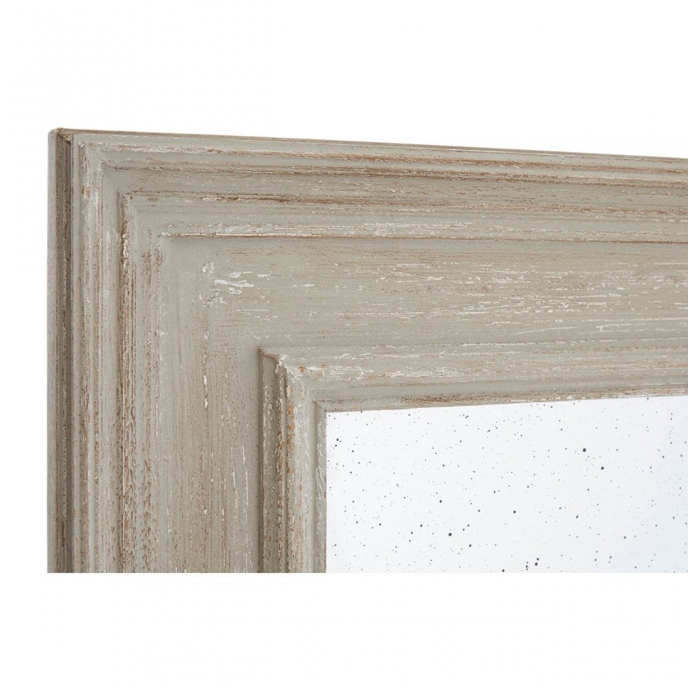 Gail Ash / Gold Frame Wall Mirror, Mirrored Glass, Wood, Silver