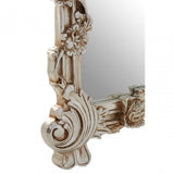 Romeo Rectangular Framed Wall Mirror, Mirrored Glass, Resin, Champagne