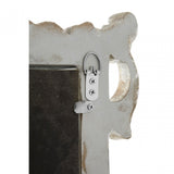 Romeo Rectangular Framed Wall Mirror, Mirrored Glass, Resin, Champagne