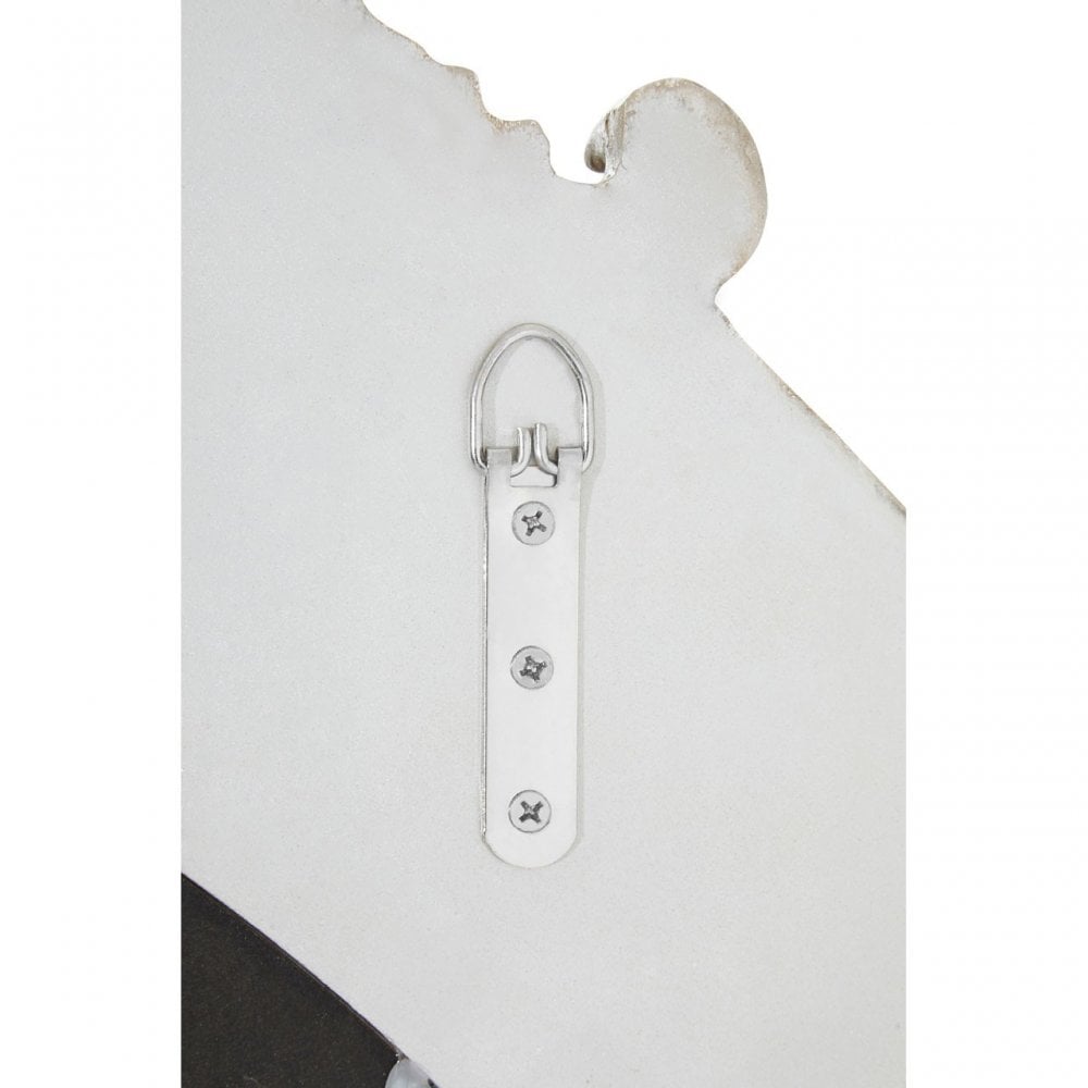 Romeo Champagne Oval Framed Wall Mirror, Mirrored Glass, Resin, Champagne