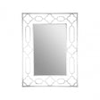 Merlin Silver Leaf Wall Mirror, Iron, Mirrored Glass