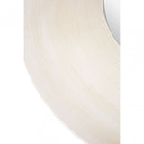 Champagne Wall Mirror, Mirrored Glass, White