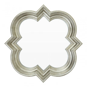 Simi Wall Mirror, Mirrored Glass, Silver