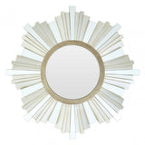 Sorrel Wall Mirror, Mirrored Glass, Silver