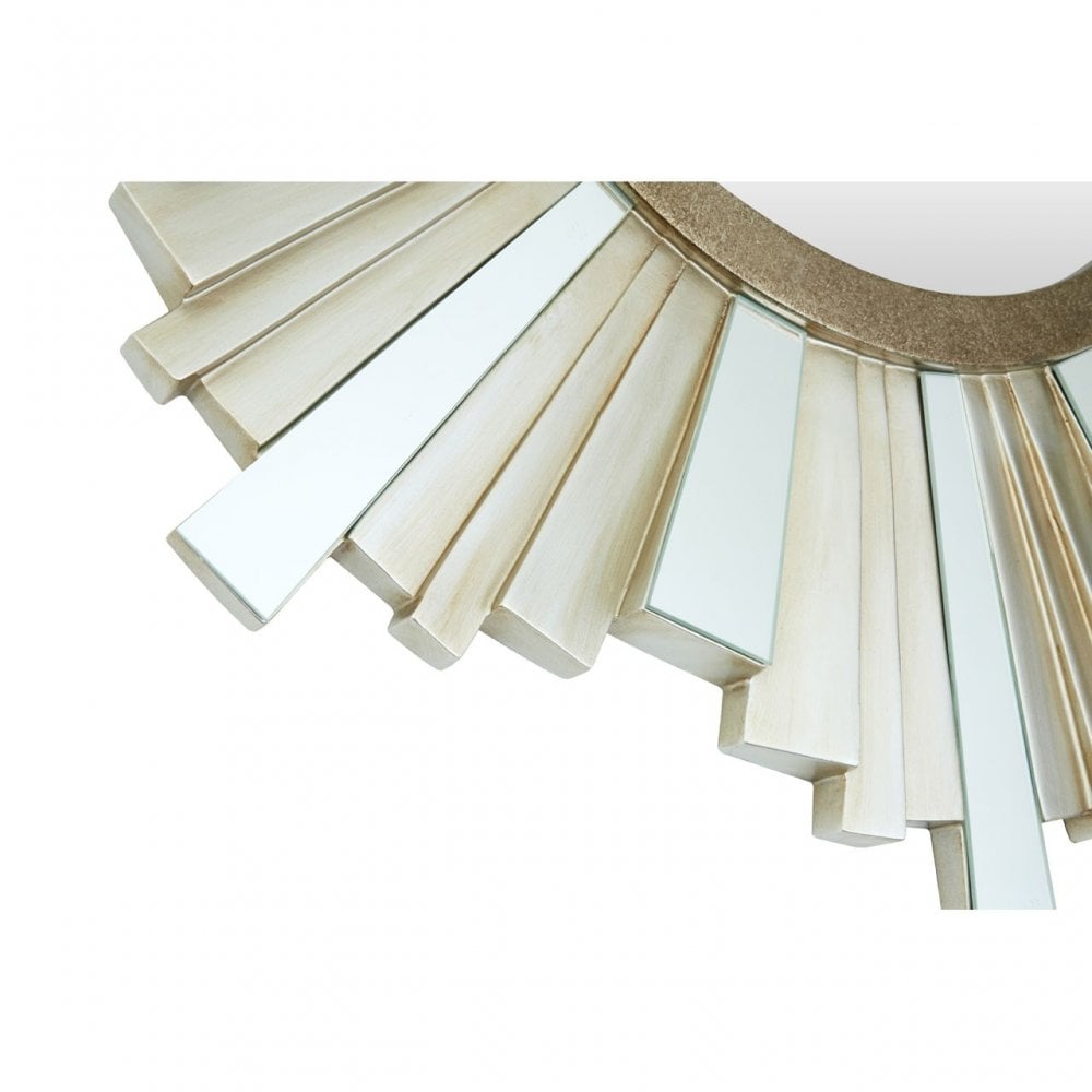 Sorrel Wall Mirror, Mirrored Glass, Silver