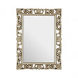 Satu Wall Mirror, Mirrored Glass, Gold