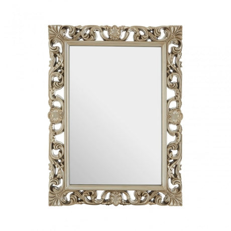 Satu Wall Mirror, Mirrored Glass, Gold
