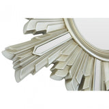 Sevan Wall Mirror, Mirrored Glass, Silver