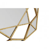 Marcia Faceted Octagonal Wall Mirror, Glass, Gold