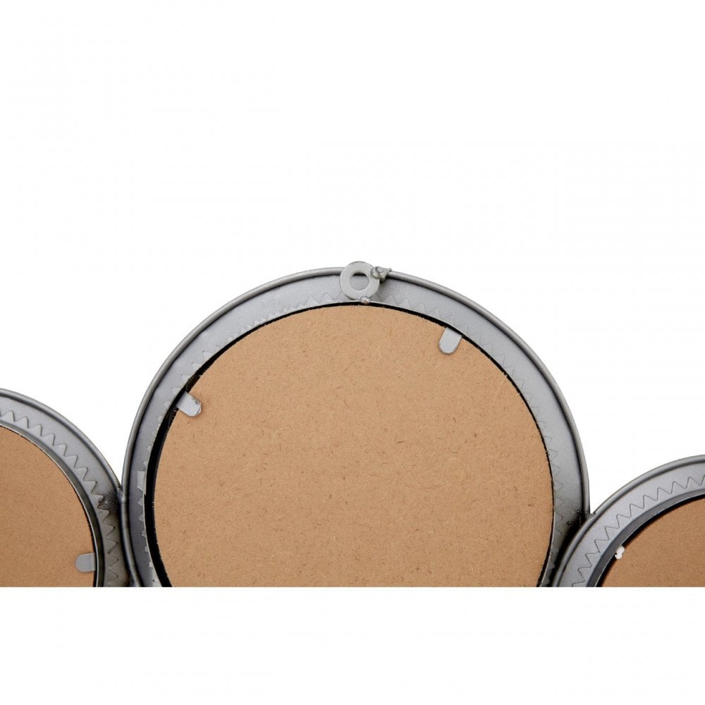 Marcia Multi Circle Wall Mirror, Glass, Silver