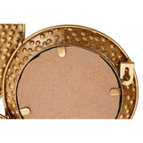 Marcia Hammered Gold Wall Mirror, Glass, Gold