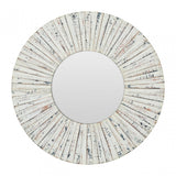 Driftwood Wall Mirror, Wood, Mirrored Glass, Wood
